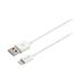Cirago 6 feet USB to Lightning Data Transferring Sync / Charging Smart Cable Cord MFI Certified for iPhone iPad iPod - White