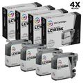 LD Ã‚Â© Set of 4 Ink Cartridges: 4 of LC103BK Black Compatible with Brother LC103 for the MFC J245 J285DW J450DW J470DW J475DW J650DW J6520DW J6720DW J6920DW J870DW J875DW Printers