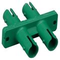 SANOXY Cables and Adapters; 5 PACK of Multimode ST/ST Duplex Fiber Optic Adapter Plastic Body
