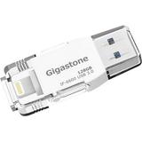 Gigastone 128GB Flash Drive for Apple iPhone and iPad [MFI Certified] Lightning and PC USB 3.0 Super App for iOS iPad