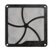 Silver Stone Technologies FF122 Black 120 mm Fan Filter with Magnet for Case Fan & Panel Air Vent Cooling