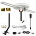 Five Star Antenna Omnipro Indoor and Outdoor HD TV Antenna UHF VHF FM 40 Ft Cable and Mounting Pole