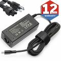 45W 20V 2.25A Type-C USB-C Charger AC Replacement Power Adapter ADLX45YCC3A for Lenovo ThinkPad X1 Tablet/Dell/HP/Google Chromebook/Asus zenbook3 45w Type-C USB-C Charger