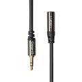 6ft 3.5mm Extension Cable GearIT Pro Series Preminun Gold Plated 6 Feet 3.5mm Auxiliary Audio Stereo Extension Male to Female Cable Black