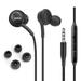 OEM UrbanX Corded Stereo Headphones for Asus Zenfone 4 ZE554KL - AKG Tuned - with Microphone and Volume Buttons - Black (US Version With Warranty)