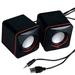 Computer Speakers 2.0 USB-Powered Desktop Speakers for PC Tablets Desktop Cellphone Laptop (Black)