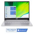 Acer Swift 3 Intel Evo Thin & Light Laptop 13.5 2256 x 1504 IPS Intel Core i5-1135G7 Intel Iris Xe Graphics 8GB LPDDR4X 512GB NVMe SSD Silver Windows 10 SF313-53-56UU