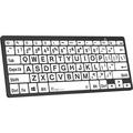 LogicKeyboard Largeprint Mini - Keyboard - wireless - Bluetooth 3.0 - QWERTY - US - black on white