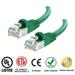 Huetronâ„¢ 100-Pack Cat 5e Ethernet Snagless RJ45 Patch Computer LAN Network Cord Cable (6 ft/GREEN))