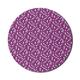 Vintage Mouse Pad for Computers Tile Arrangement Design Purple Shades Geometric Composition Retro Motifs Round Non-Slip Thick Rubber Modern Mousepad 8 Round Purple Magenta White by Ambesonne