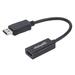 Manhattan 1080p Passive DisplayPort to HDMI Adapter DisplayPort Male to HDMI Female Cable Adapter 1080p@60Hz Black