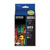 EPSON 802 DURABrite Ultra Ink High Capacity Black & Standard Color Cartridge Combo Pack (T802XL-BCS) Works with WorkForce Pro WF-4720 WF-4730 WF-4734 WF-4740