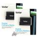 Complete Accessory Kit 2 Batteries and More for Nikon D750 D780 D850 D500 D7500