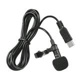 150cm Professional USB Omni-Directional Stereo Mic Microphone with Collar Clip for Gopro Hero 3 3+ 4
