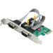 Siig JJ-E20711-S1 DP Cyber 2S PCIe Card Box Serial Adapter Brown