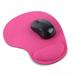 Mouse Pad Memory Mouse Wrist Rest Support Cushion Non Slip Rubber Base for Computer Gaming Office Rose Red