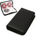 Black Portable Heavy Duty CD Wallet Storage Holder Booklet(80 Disc Holder Storage Capacity)