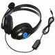 Wired Headphones Over Ear Game Headset Stereo Bass Earphone with Microphone for PS4/PC