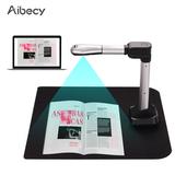 Aibecy BK51 USB Document Camera Scanner Capture Size A3 HD 16 Mega-pixels High Speed Scanner with LED Light for ID Cards Passport Books Watermarks
