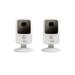 Q-See QCW4K1MCW-2 2-Pack 4K Wi-Fi Cube Cameras With Night Vision (White)