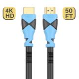 XIBUZZ 4K HDMI Cable 50 feet High-Speed 4k HDMI Cable TV Cable HDMI Cable 50 Foot for 4K@60HZ 1080p UHD FullHD CL3 Rated ARC PS4 TV HDMI Cable 50 ft HDMI Cable (50 feet)