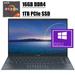 2020 Flagship Asus Zenbook 14 Laptop Computer I 14 FHD IPS Anti-glare Display I AMD Octa-Core Ryzen 7 4700U Processor I 16GB DDR4 1TB PCIe SSD I Backlit KB Wifi 6 USB-C 720P Webcam HDMI Win10 Pro