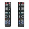 2-Pack AK59-00104R Remote Control Replacement - Compatible with Samsung BDP1600A/XSS Blu-Ray DVD Player