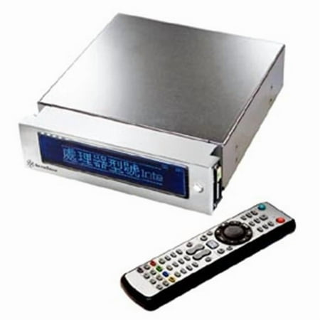 Silverstone Technology MFP51S Multii-Media System LCD Display - Silver