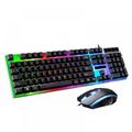 Mechanical Keyboard Wired USB Lighting Mechanical Feel Computer Keyboard Mouse Sets