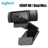 Logitech C920 HD Pro Webcam Video Chat Recording Usb Camera HD Smart 1080p 30FPS