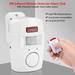 Moksha PIR Infrared Motion Detector Alarm Unit with 2 Remote Controller Home Safety System Motion Detector Alarm System PIR Sensor Alarm