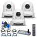 3 x Sony SRG-X400 1080p PTZ Camera with HDMI IP & 3G-SDI Output (White) (SRG-X400/W) + Sony RM-IP10 IP Remote Controller + 3 x Cat5e Ethernet Cable + Cleaning Set + 3 x HDMI Cable - Bundle