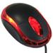 Black 3-Button 3D USB 800 Dpi Optical Scroll Mice Mouse w/ Red LEDs For Notebook Laptop Desktop