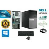 DESKTOP COMPUTER Dell TOWER i7 2600 Quad 3.40GHz 16GB 240GB SSD + 2TB Storage Win 10 Pro 64 - 1 Year Warranty - Used