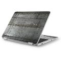 Skin Decal for Asus Chromebook 12.5 Flip C302CA Laptop Vinyl Wrap / Old Metal Rivets Panels