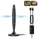 HDTV Antenna 130+ Miles Long Range Indoor Digital TV Antennas with Switch Amplifier Signal Booster for Local Channels 4k HD 1080P All Older TV s - 18ft Coax Cable