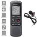 Sony ICD-PX Series MP3 Digital Voice Recorder with Built-In Mic and USB 4GB Memory Noise Cut Includes NeeGo Lavalier Lapel Mic