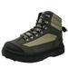 Men s Hellbender Wading Shoe - Cleated | Green / Silver / Black | Size 08