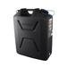 Wavian USA 5 Gallon Plastic Water Jug Can Container with Easy Pour Spout Black