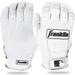 Franklin Sports CFX Pro Series Batting Gloves Pearl/White Adult Double Extra Large