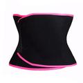 Waist Trimmer Belt Weight Loss Sweat Band Wrap Fat Tummy Stomach Sauna Sweat Belt Sport Safe Accessories Black-Pink S