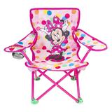 Disney Minnie Mouse Portable Fold N Go Chair with Carry Bag for Kids Great for Soccer Camping and most Outdoor and Indoor Activities