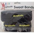 Morphsuits Black Sweat Bands One Size Fits All
