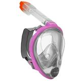 Head Sea VU Dry Full Face Anti Fog Pink Snorkeling Swim Scuba Mask X Small