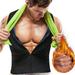 Lilvigor Men s Sauna Vest Waist Trainer for Weight Loss Polymer Sauna Suit for Fitness Heat Trapping Zipper Sweat Enhancing Workout Tank Top Slimming Shirt