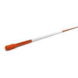 The ROP Shop | Pack of 75 Orange Snow Poles 48 inches 1/4 inch Orange With Armor Cap & Tapered End