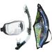 TUSA Sport Adult Imprex 3D Purge Mask and Dry Snorkel Combo Gray