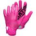 Battle Sports Adult DoubleThreat Football Gloves - Small - Pink/Pink