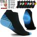 Ankle Compression Running Socks For Men & Women 1 2 3 6 Pairs-Fit for Athletic Travel& Medical