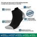 Ankle Compression Running Socks For Men & Women 1 2 3 6 Pairs-Fit for Athletic Travel& Medical